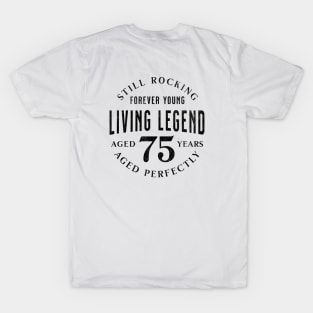 75 Years of Memories: Joyful & Humorous T-Shirt